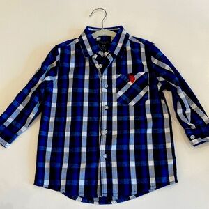 U.S. Polo Assn. Boys Long Sleeve Button Down 4T